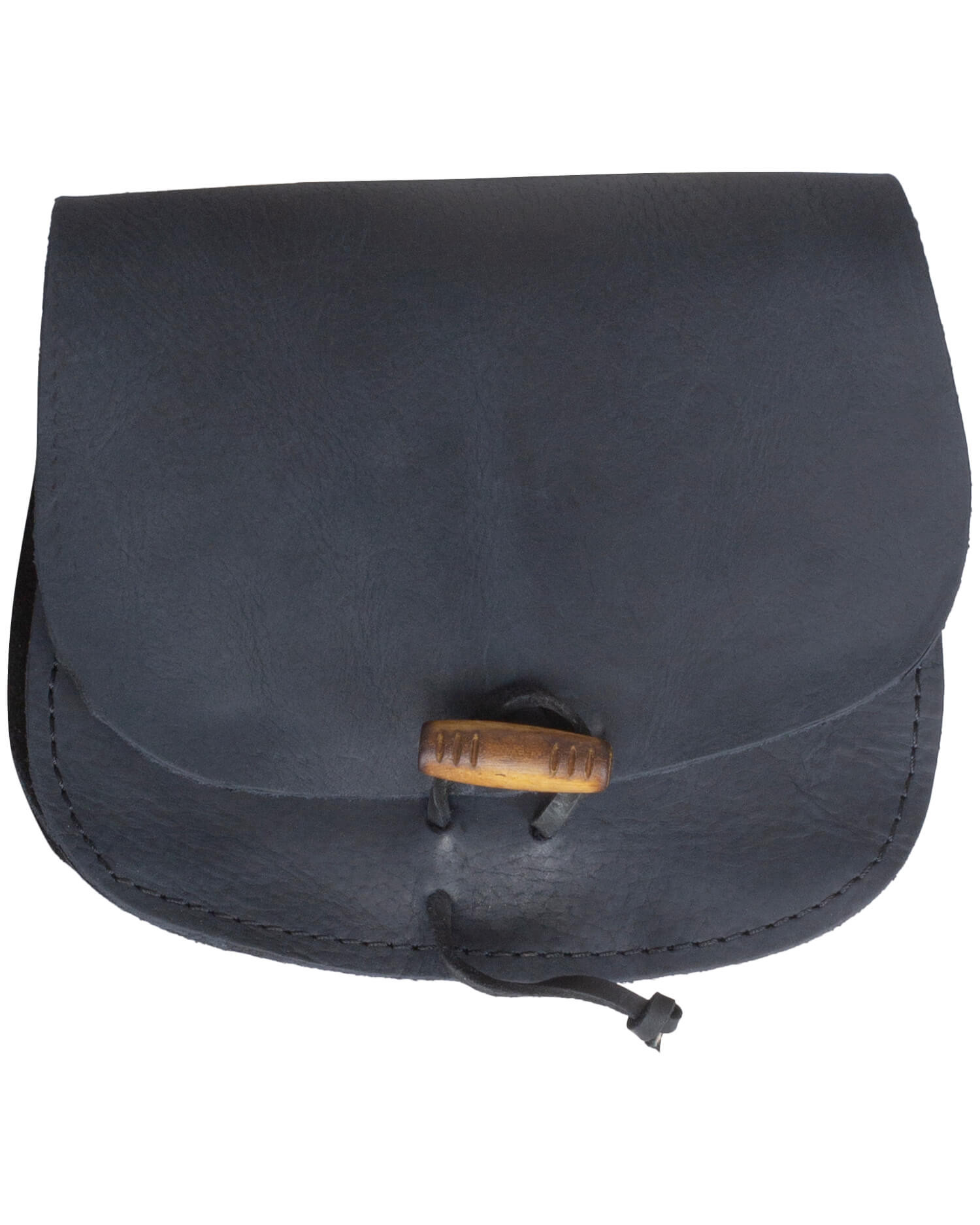 Marsupio medieval in pelle modello Hrothgar, colore nero