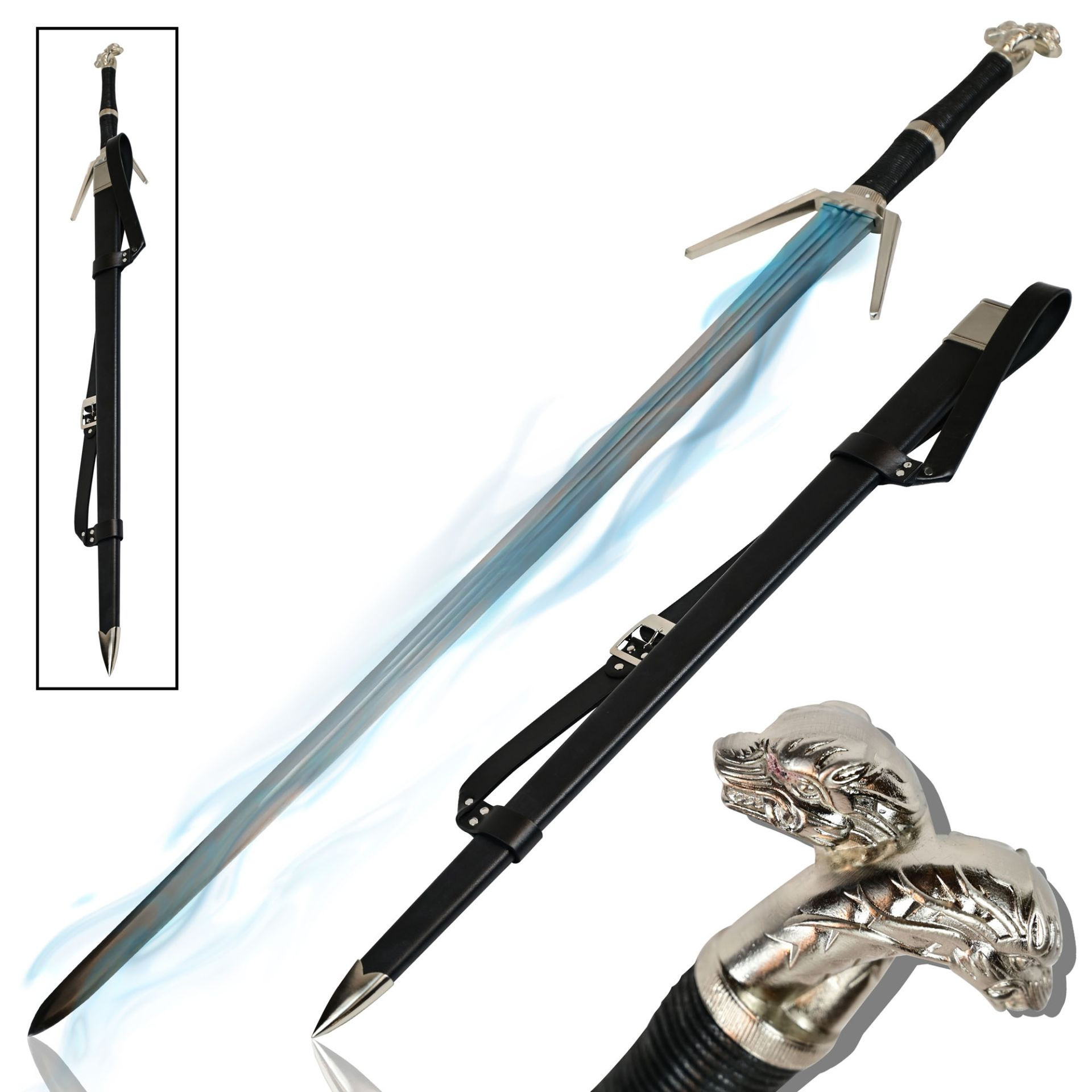 Spada d'argento forgiata a mano da Geralt, The Witcher III Wildhunt