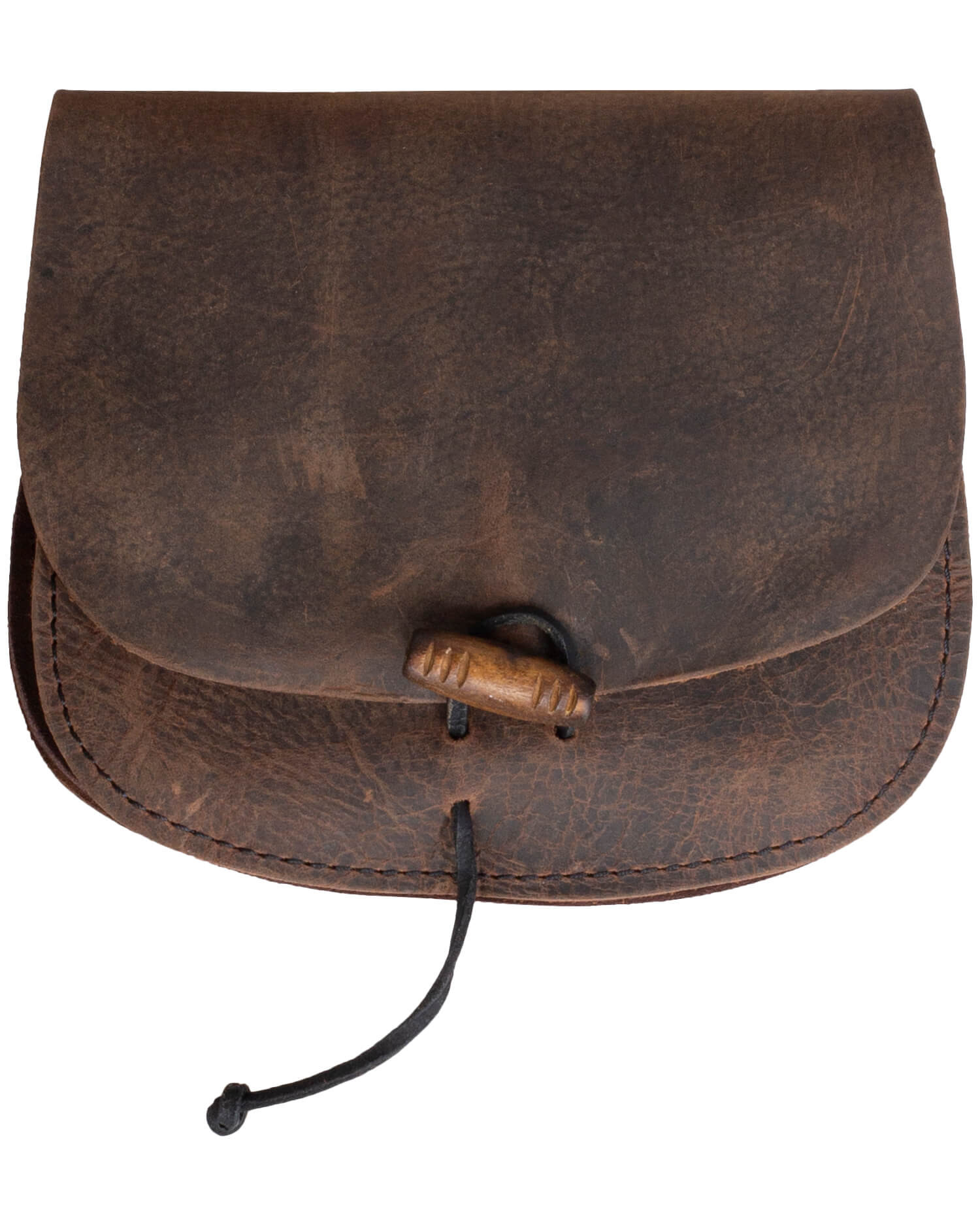 Borsa a cintura medievale in cuoio modello Hrothgar, colore marrone