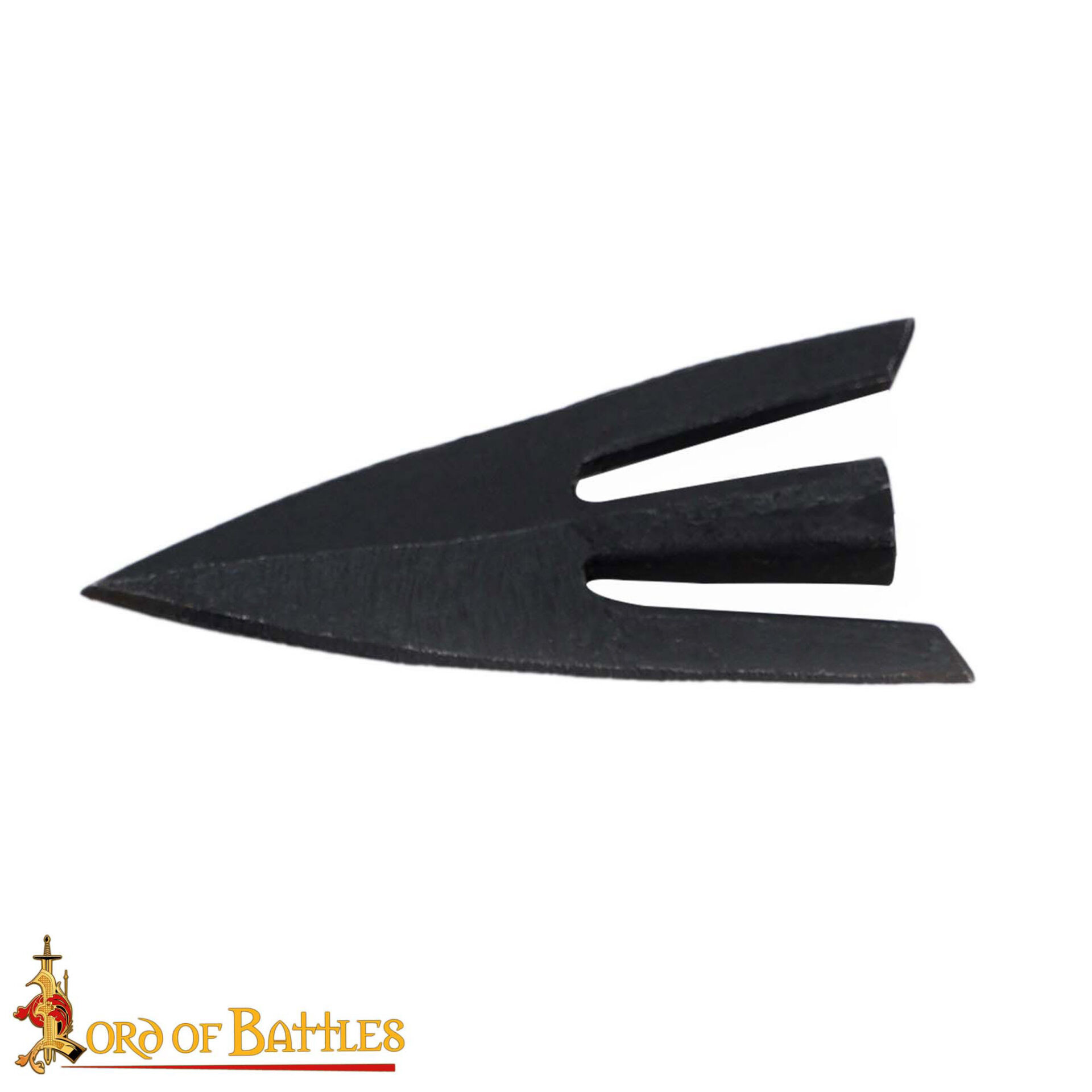 Set di 3 punte di freccia modello coda di rondine (6 cm.)