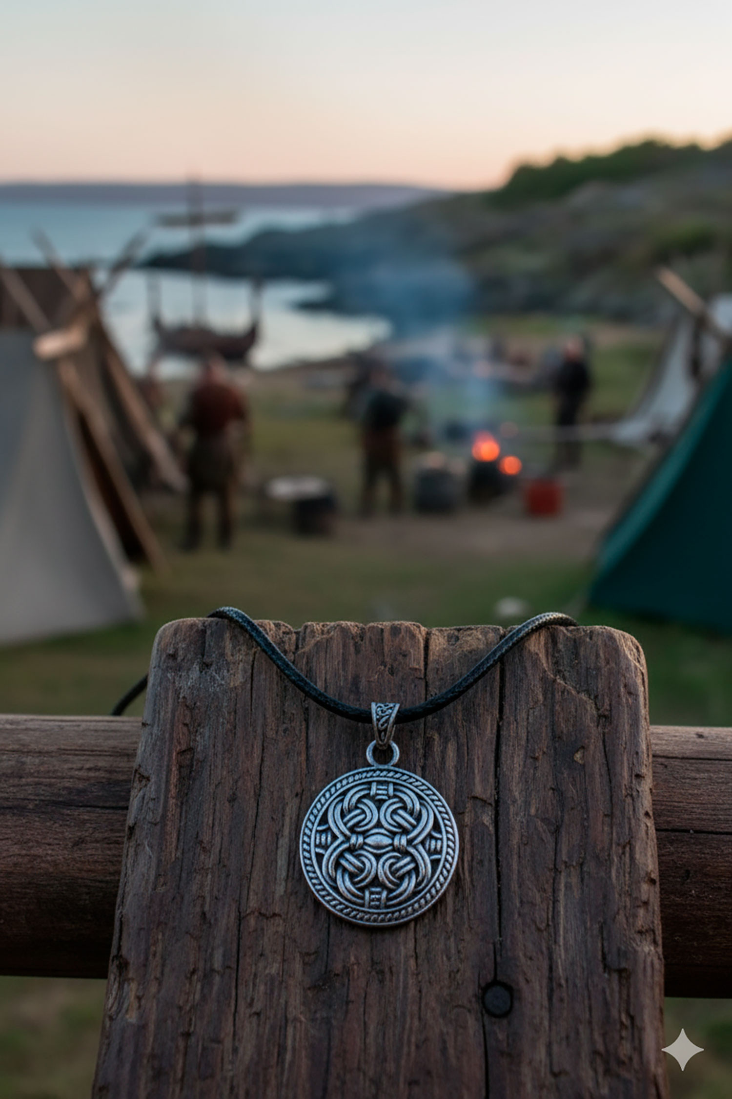 Croce celtica con nodo - argento