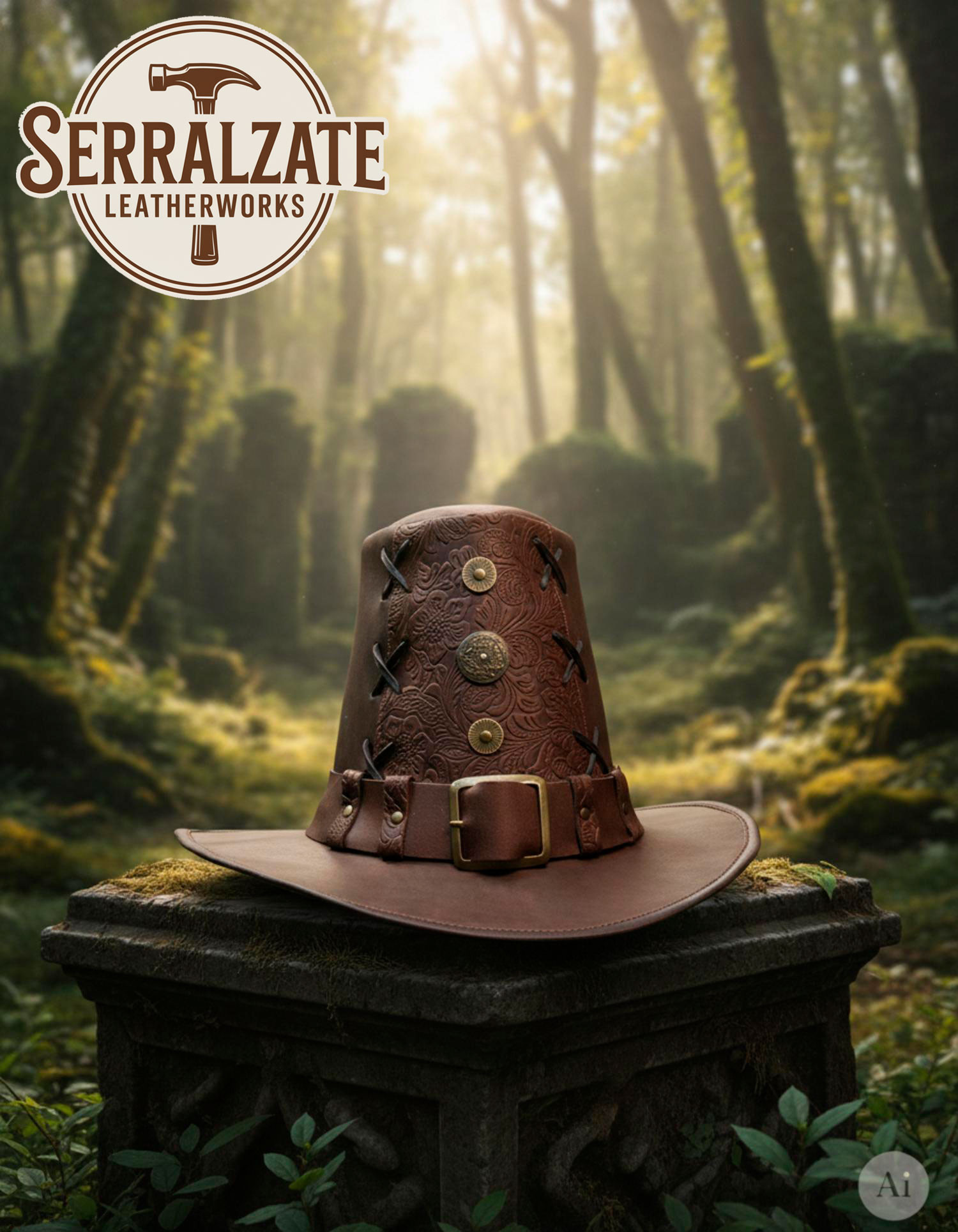 Cappello Johann il Cacciatore di Streghe Deluxe, marrone