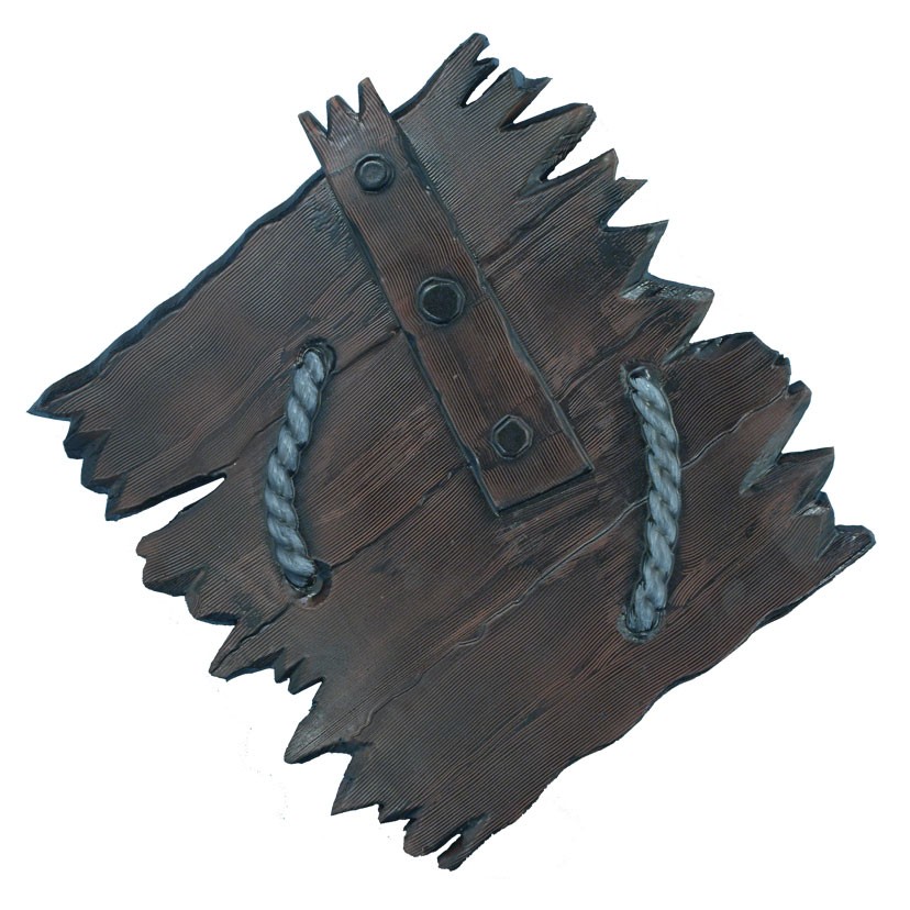 Scudo in lattice per orchi vichinghi, 80 cm.