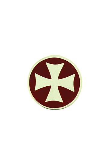 Spilla Croce Templare in argento