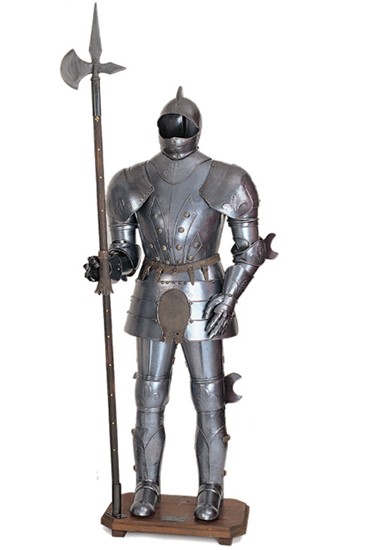 Armatura con alabarda, XV secolo