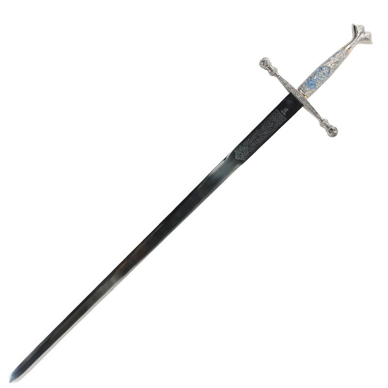 Spada di Carlos V con manico cesellato