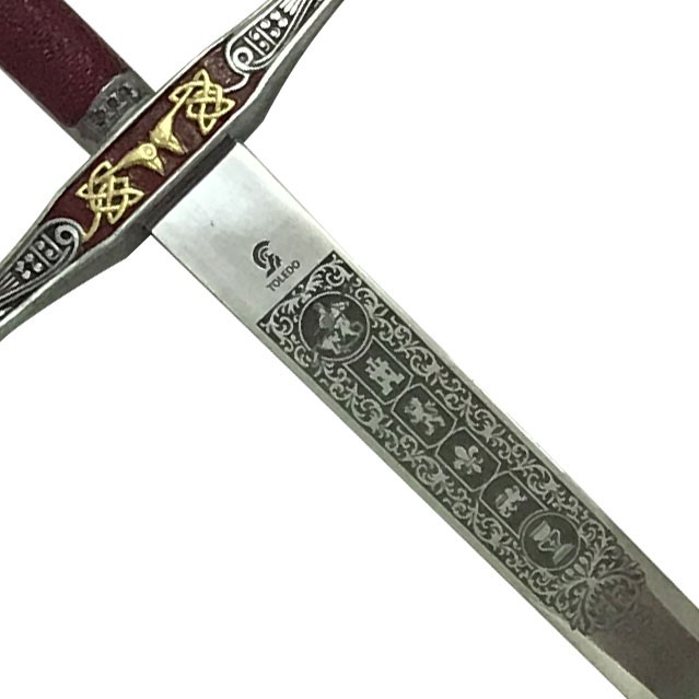 Spada Excalibur decorata