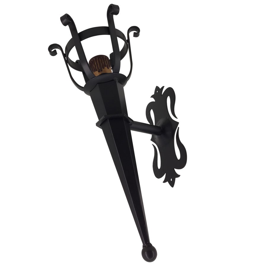 Torcia Forge applicare 1 luce (46x21 cm.)