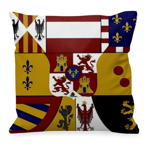 Cuscino medievale Scudo dei Borboni