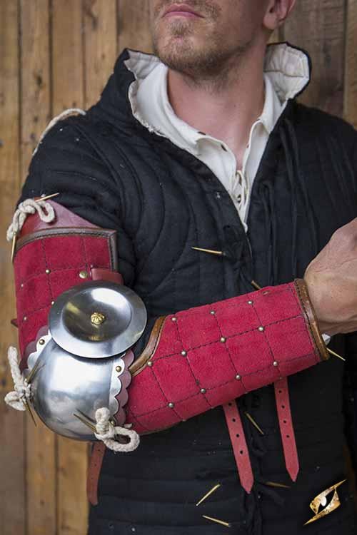 Protezione completa del braccio Paladin, rosso