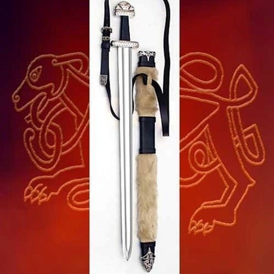 Spada del re vichingo con fodero (96 cm.)
