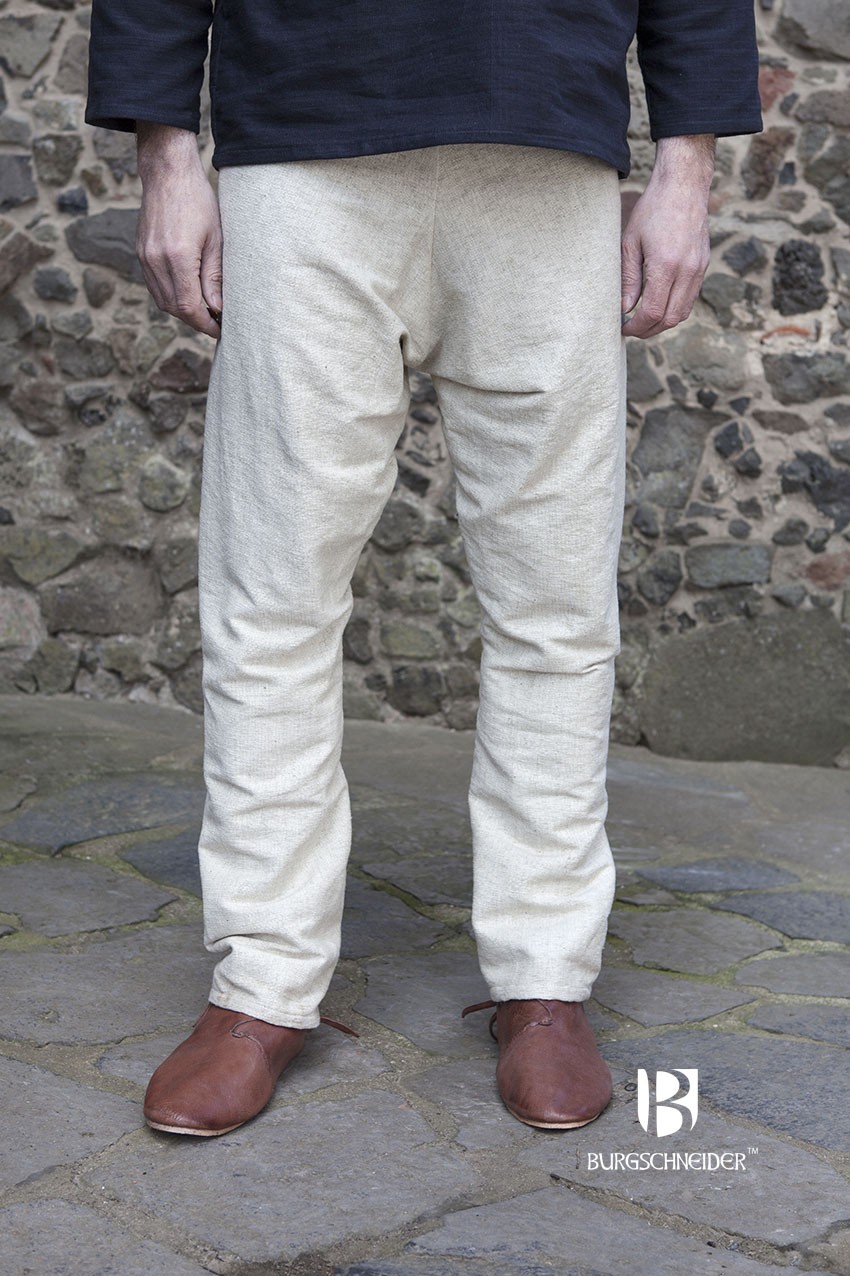 Pantaloni medievali Ragnar, panna