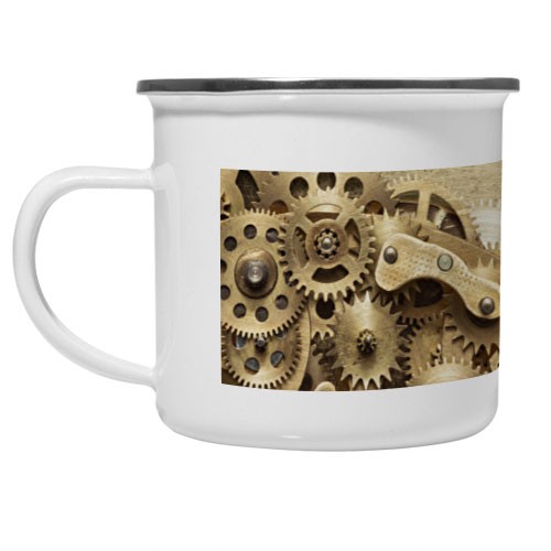 Tazza vintage in ottone Steampunk