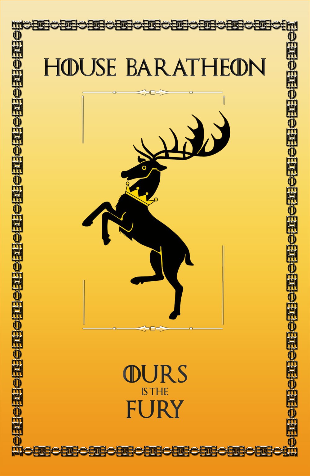 Banner Il Trono di Spade Casa Baratheon (70x100 cm.)