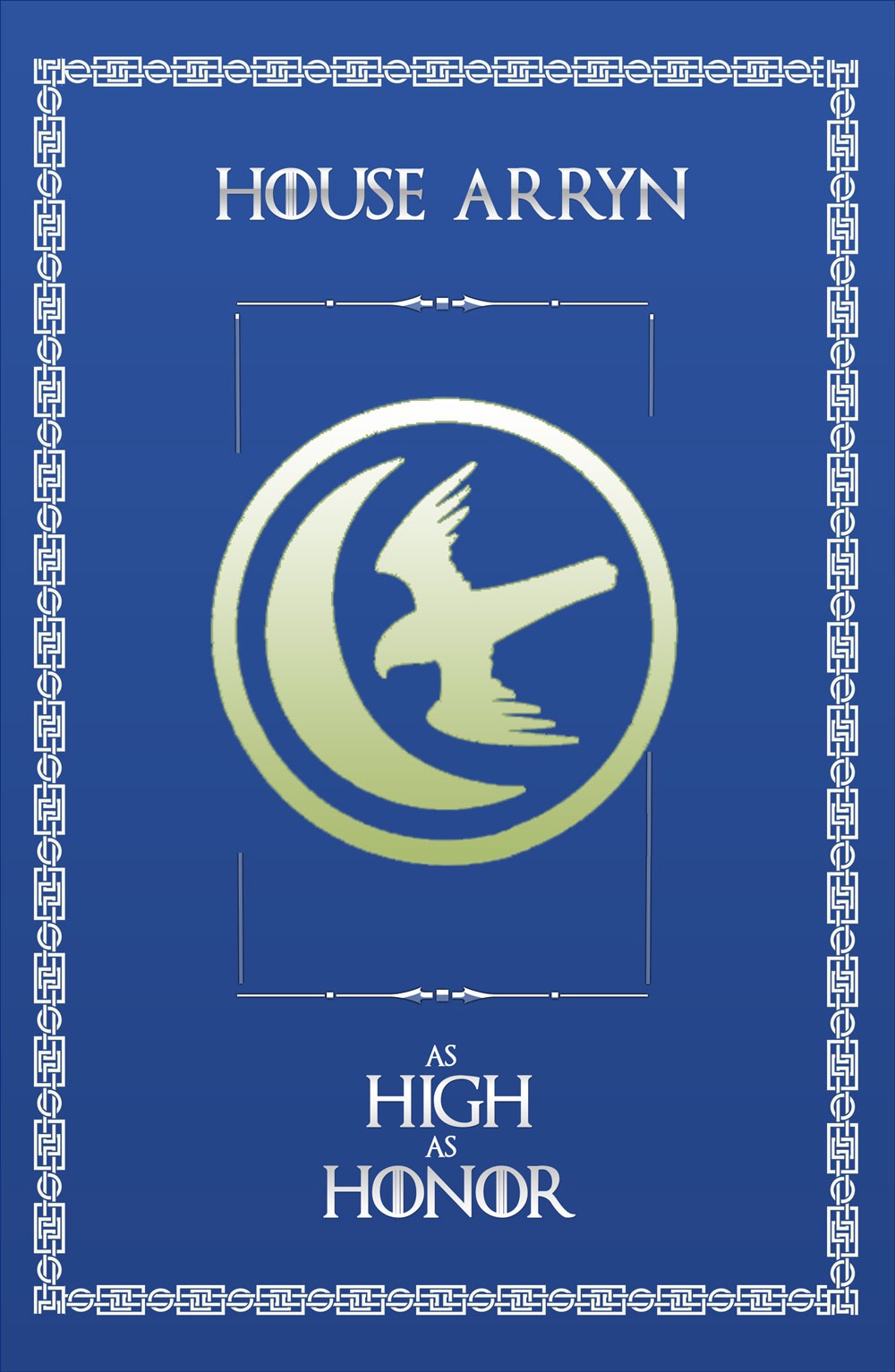 Banner Il Trono di Spade Casa Arryn (70x100 cm.)