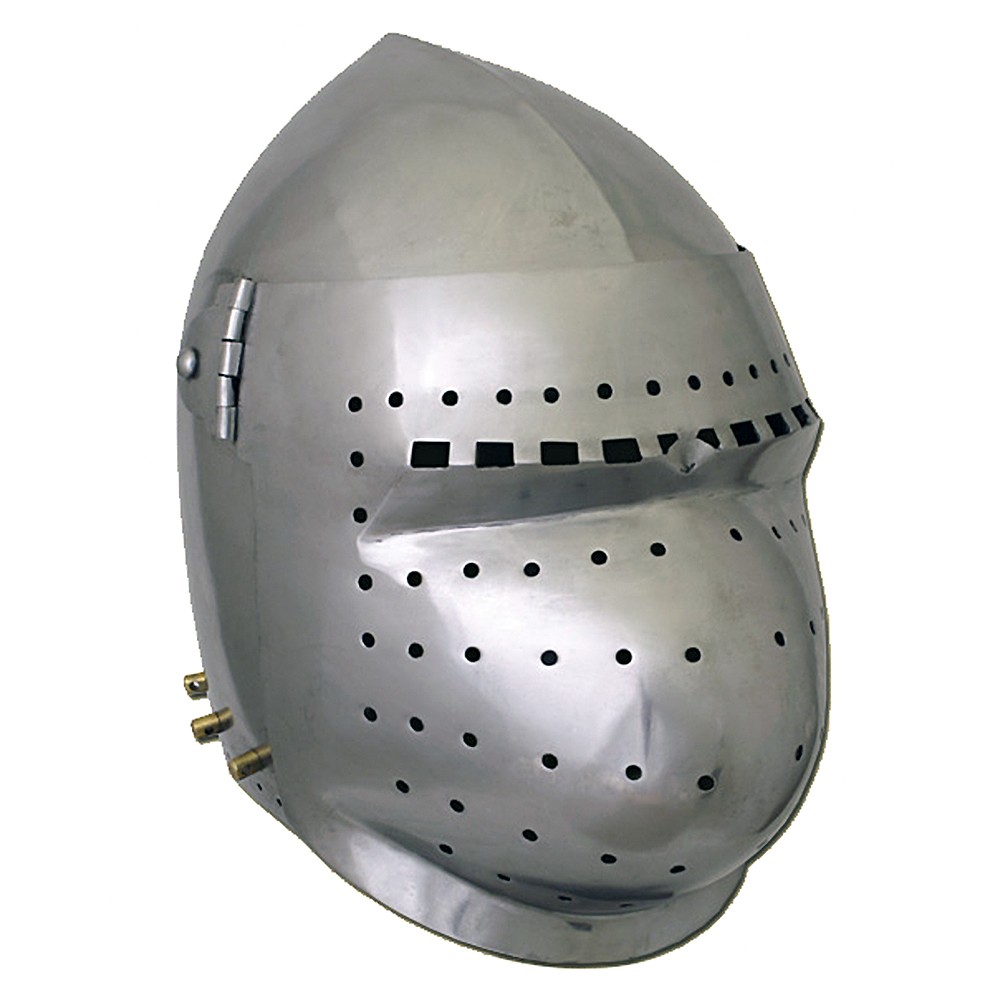 Bacinella Battle-Ready con visiera, acciaio 2 mm.