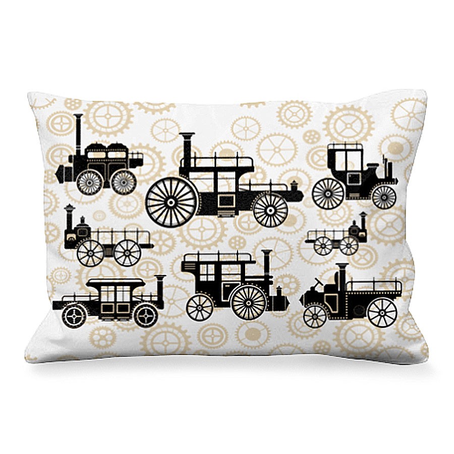 Cuscino rettangolare in stile Steam Punk