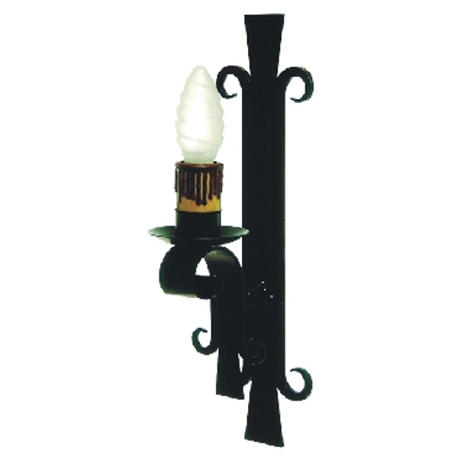 Applicare forgiatura medievale 1 luce (45x12 cm.)