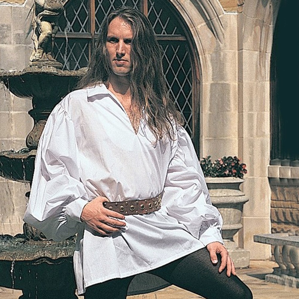 Camicia rinascimentale con maniche larghe