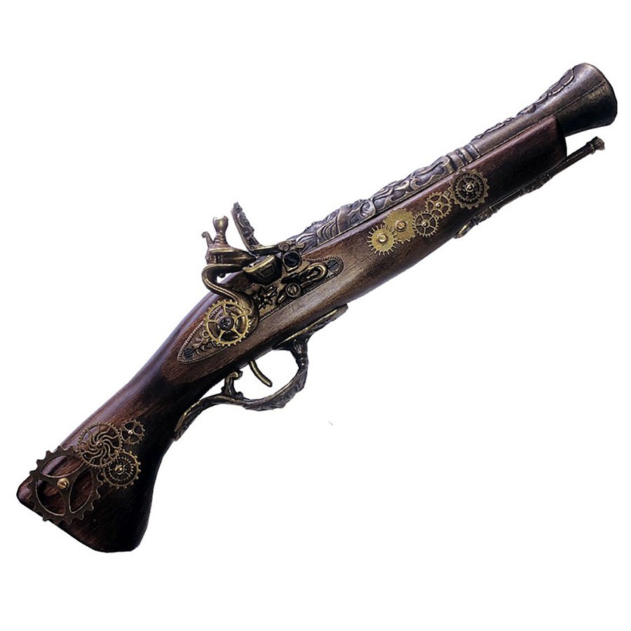 Pistola archibugio a pietra focaia, SteamPunk III