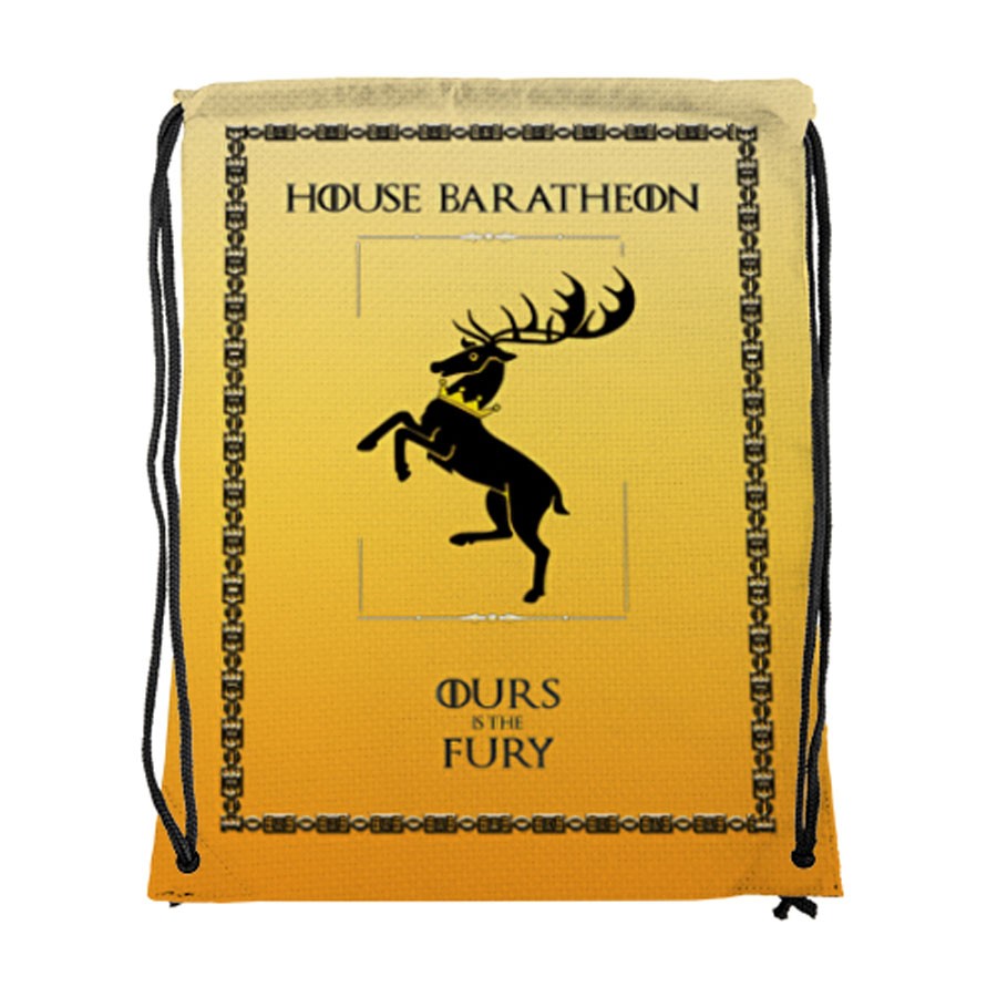 Zaino con coulisse House Baratheon da Game of Thrones (34x42 cm.)