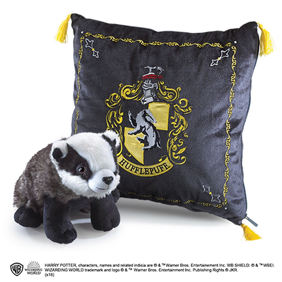 Cuscino e peluche Casa di Tassorosso, Harry Potter
