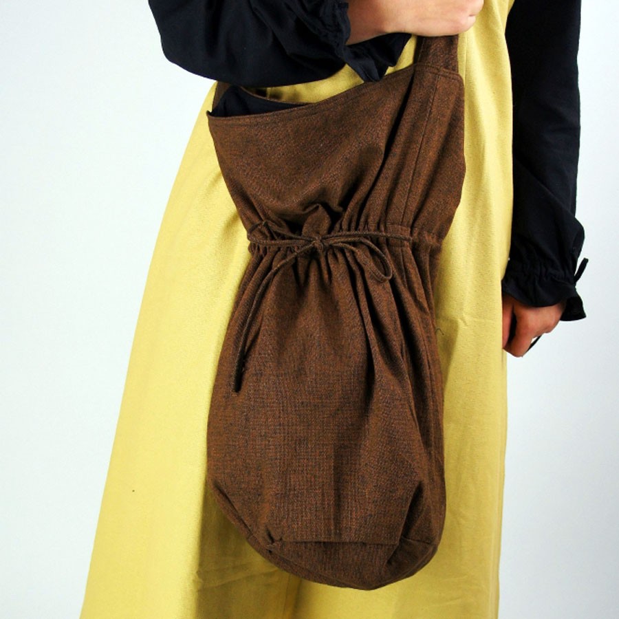 Borsa a tracolla Leti marrone