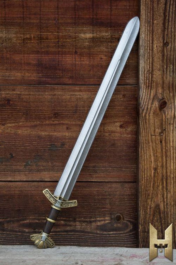 Spada vichinga serie Dreki Stronghold 85cm, dorata