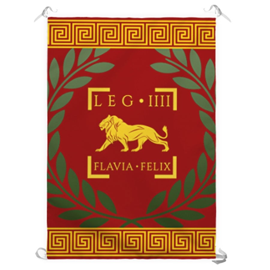 Stendardo Legio IV Flavia Felix Romana (70x100 cm.)
