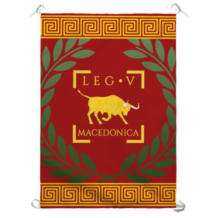 Stendardo Legio V Macedonica Romana (70x100 cm.)