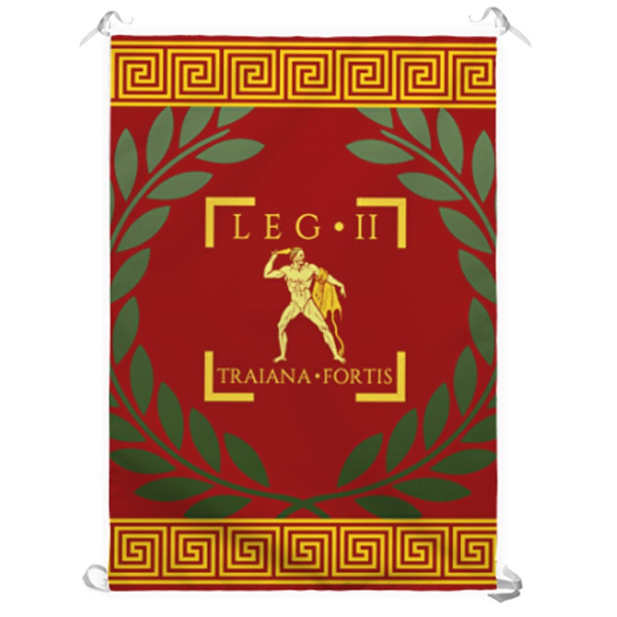 Stendardo Legio II Traiana Fortis Romana (70x100 cm.)