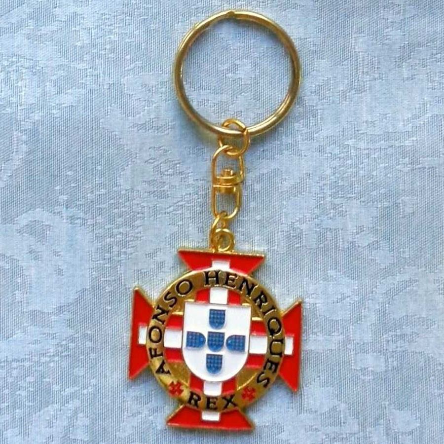 Portachiavi con la croce dei Cavalieri di Cristo