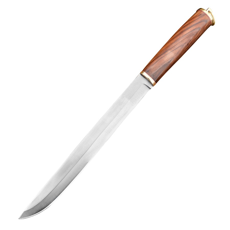 Coltello vichingo Seax con fodero in pelle