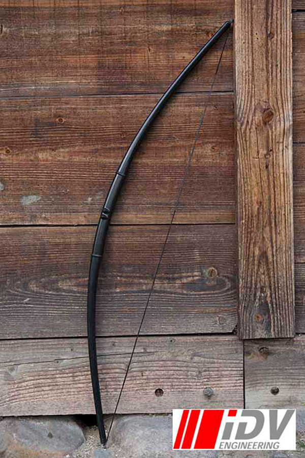 Fiocco medievale IDV nero. 120 cm. lungo