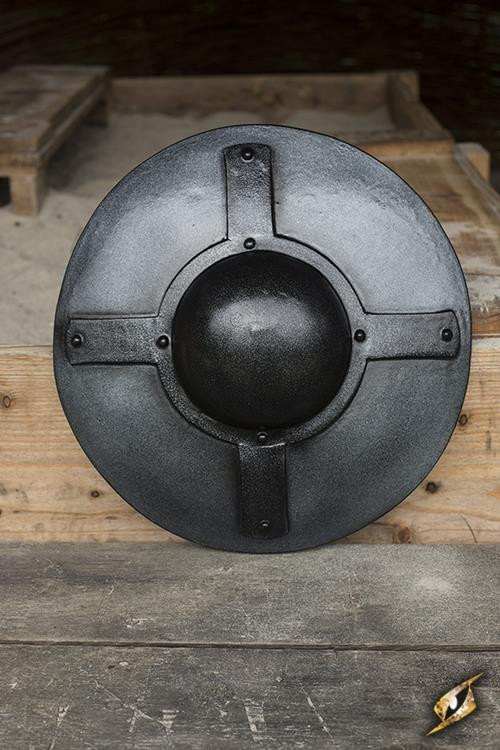 Brocchiere medievale per LARP, ø 40 cm.