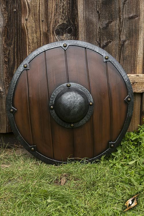 Scudo vichingo-sassone per LARP, ø 69 cm.