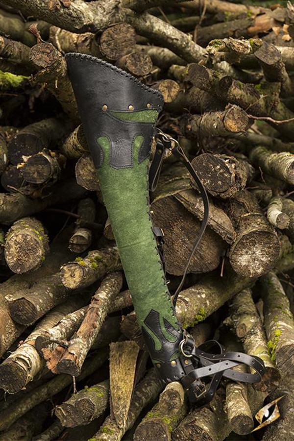 Faretra Ranger regolabile 71 cm., colore nero-verde