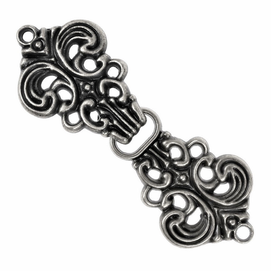 Chiusura floreale Abito o mantello medievale e rinascimentale