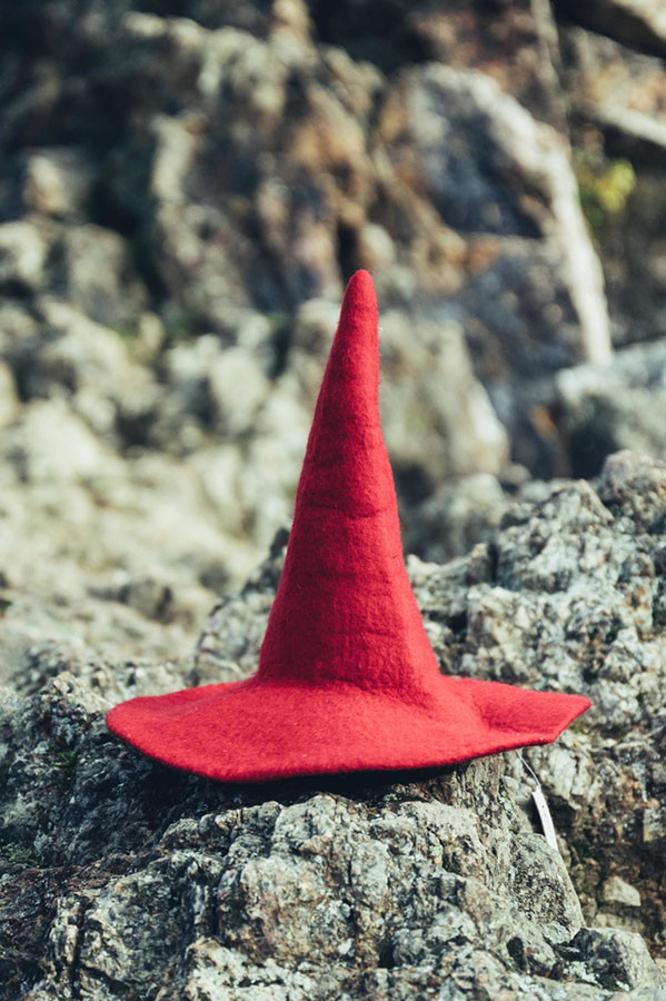 Cappello da strega Dolores per bambini
