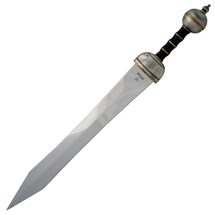 Spada Gladius tipo Toledo, finitura argento invecchiato