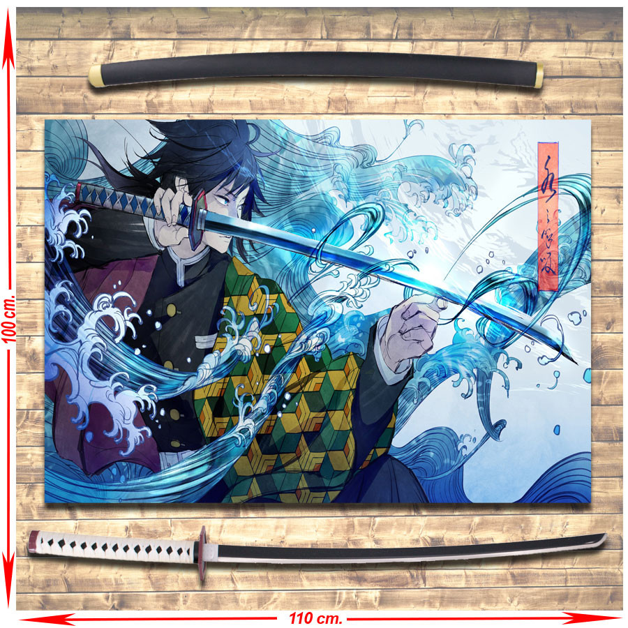 Pacchetto Tomioka Giyu di Kimetsu No Yaiba (Guardiani della notte).