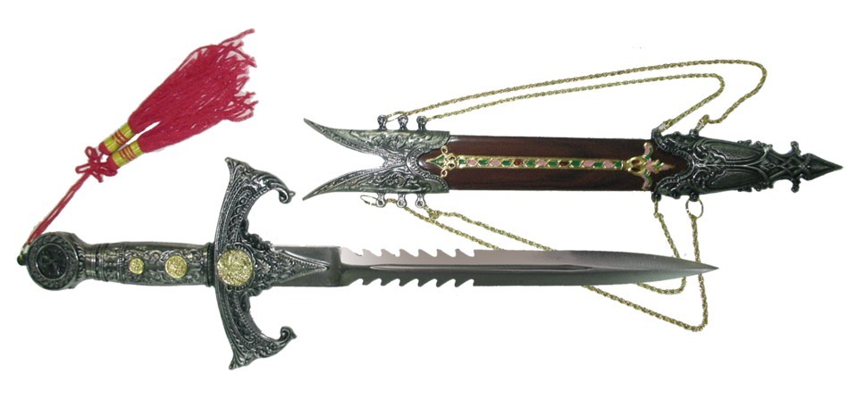 Pugnale Templare con fodero