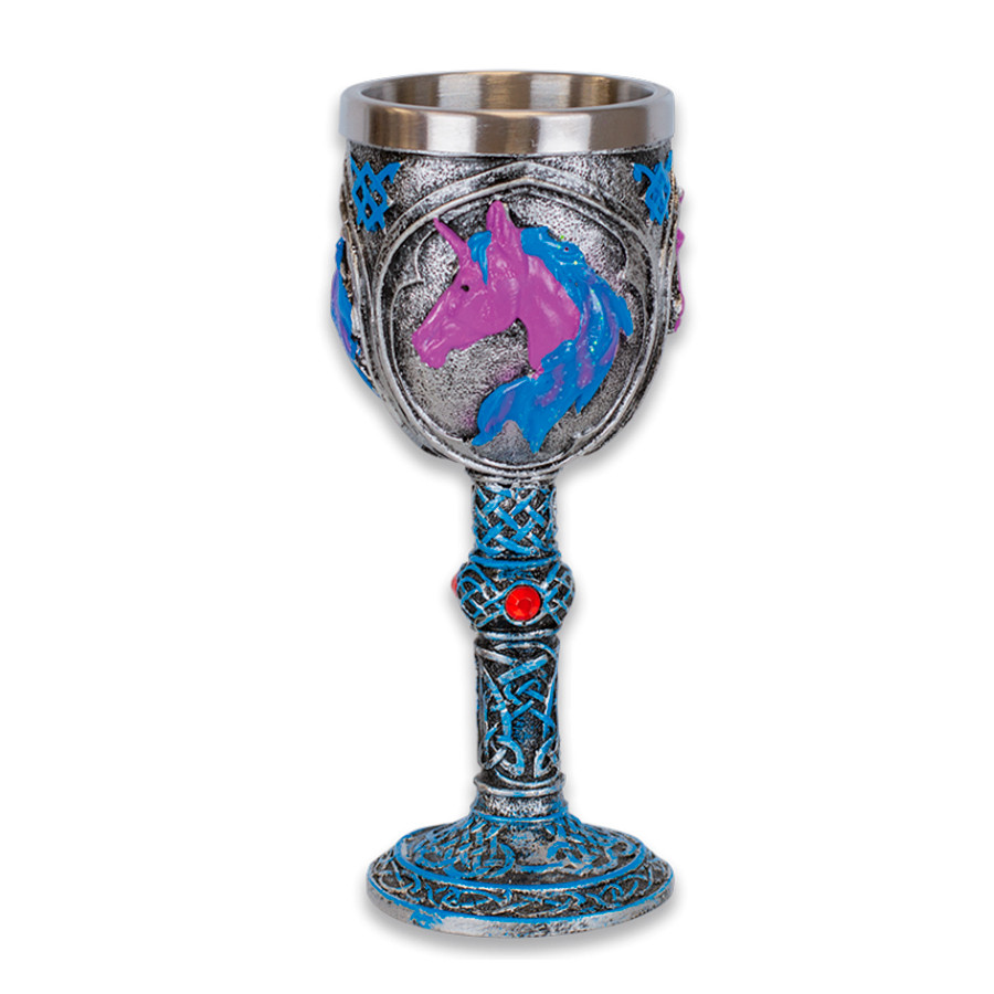 Tazza in resina unicorno per collezionisti, 18 cm.