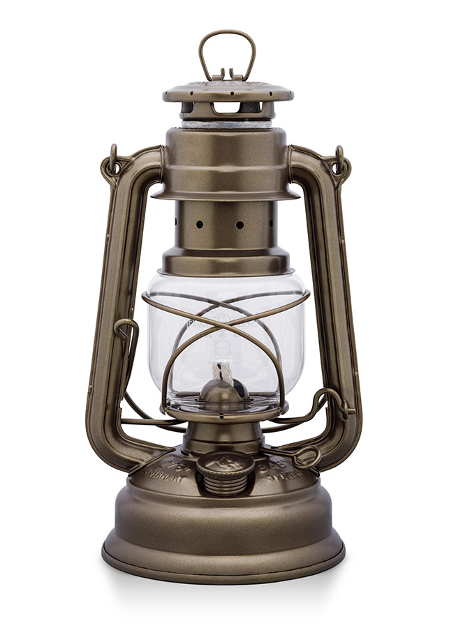 Lampada a olio Feurhand Storm 276, finitura bronzo