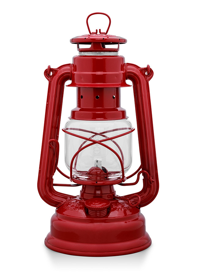 Lampada ad olio Feurhand Storm 276, finitura rosso rubino