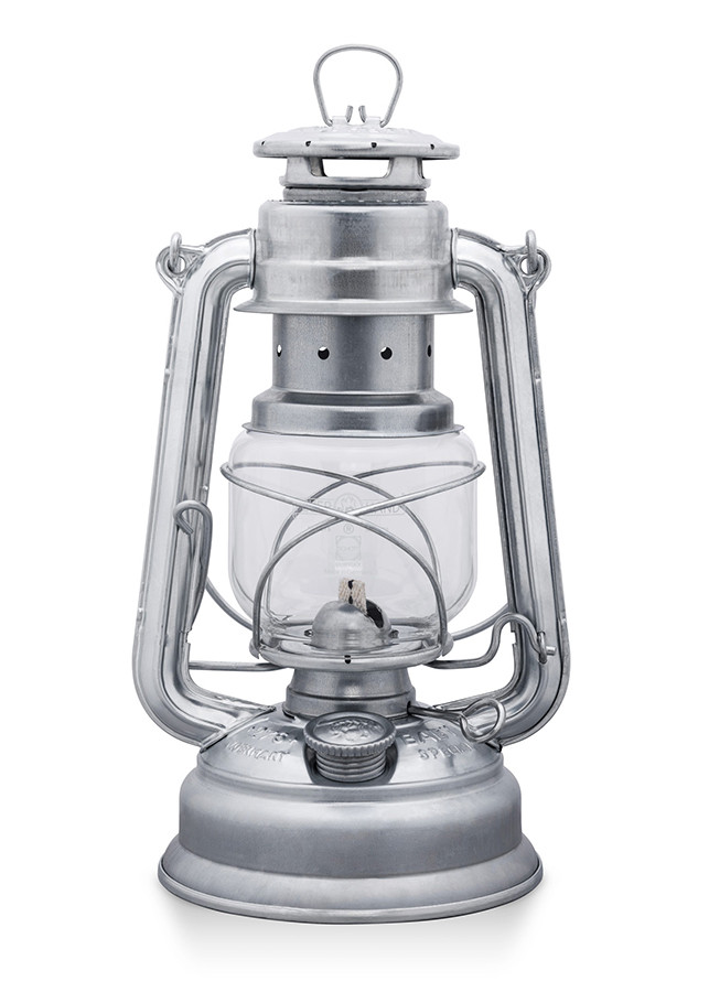 Lampada a olio Feurhand Storm 276, finitura non macchiata
