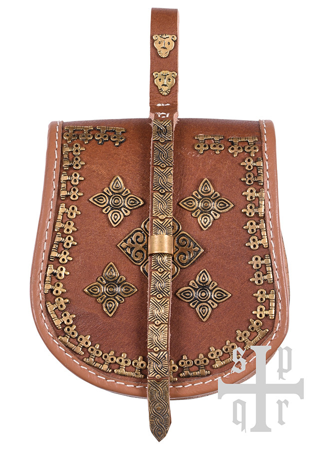 Borsa vichinga in pelle modello Birka