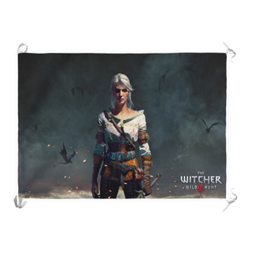 Stendardo-Bandiera Ciri, The Witcher III Wildhunt (70x100 cm.)