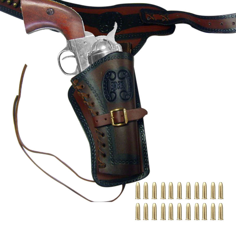 Pack revolver, bandoliera e 22 proiettili, Old West