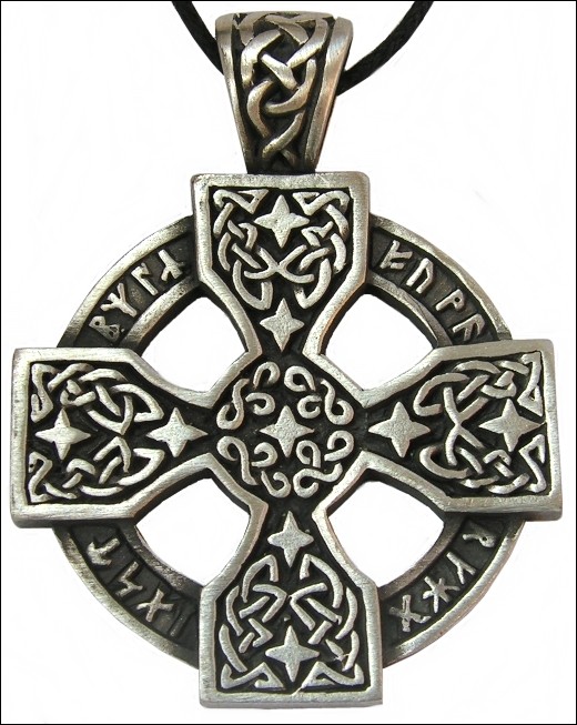 Ciondolo ruota runica celtica